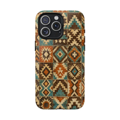 Aztec Patchwork Magnetic Case