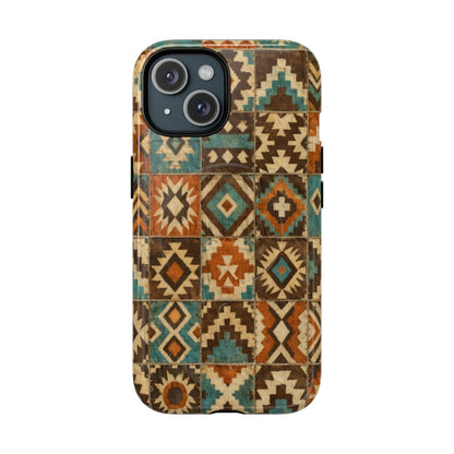 Aztec Patchwork Magnetic Case