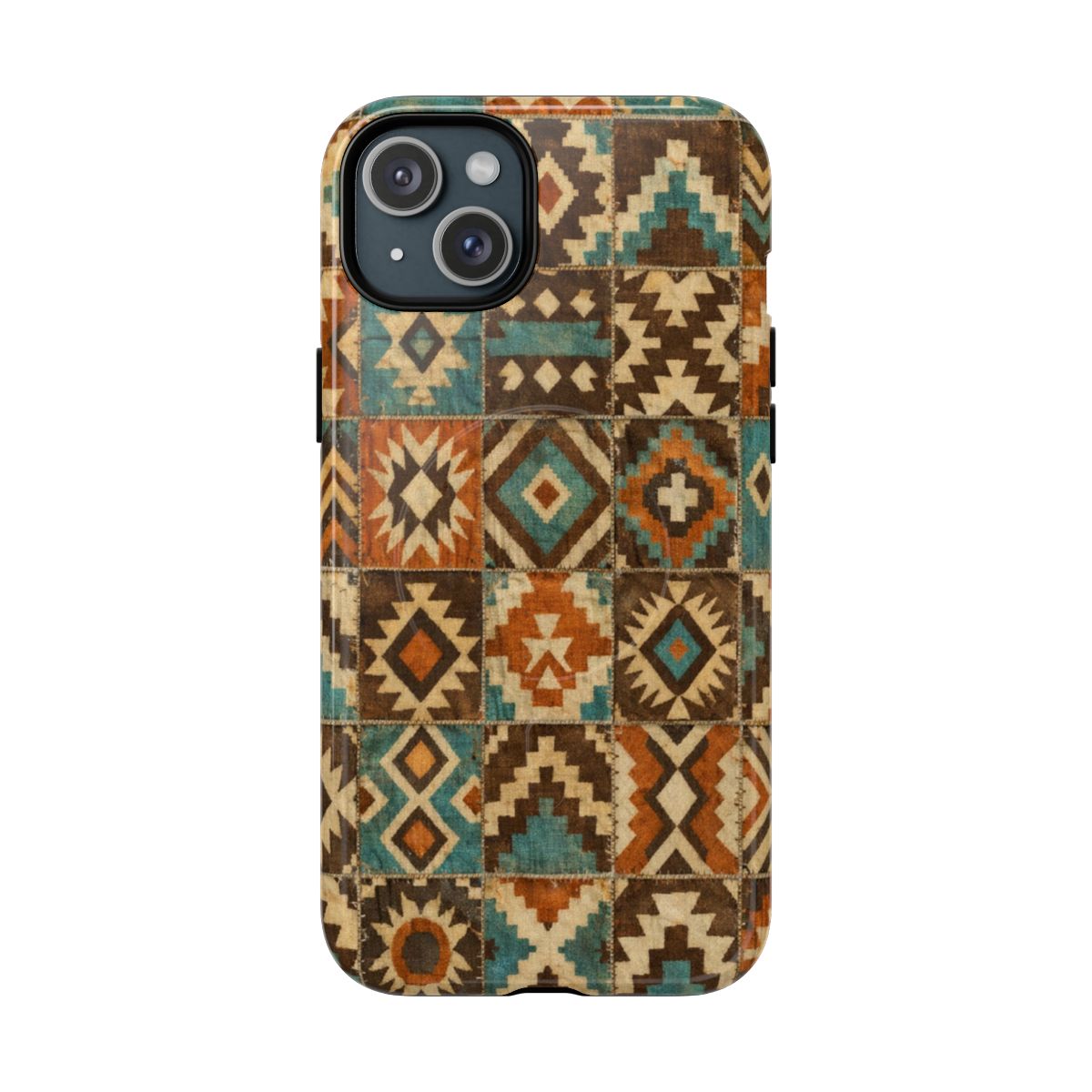 Aztec Patchwork Magnetic Case