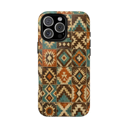 Aztec Patchwork Magnetic Case