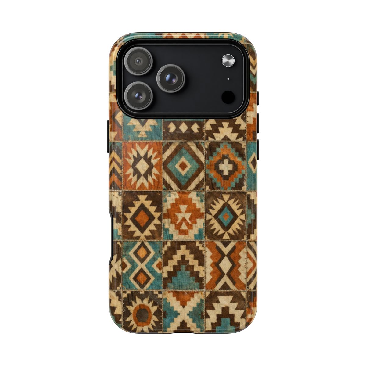 Aztec Patchwork Magnetic Case