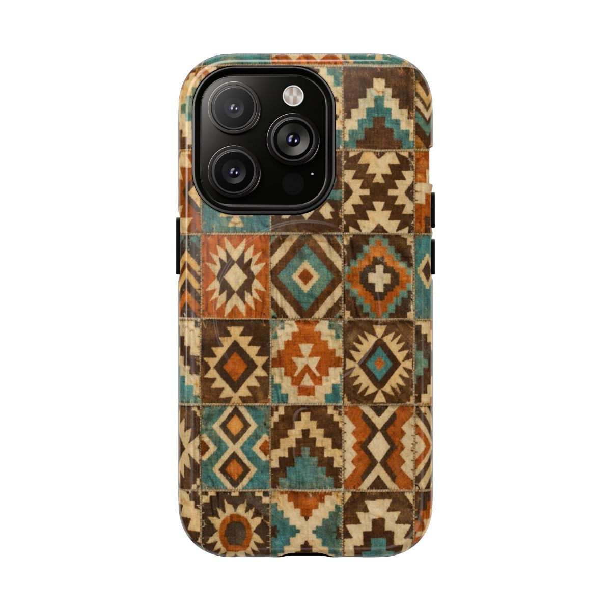 Aztec Patchwork Magnetic Case