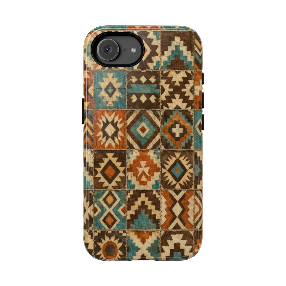 Aztec Patchwork Tough Case - iPhone 16e
