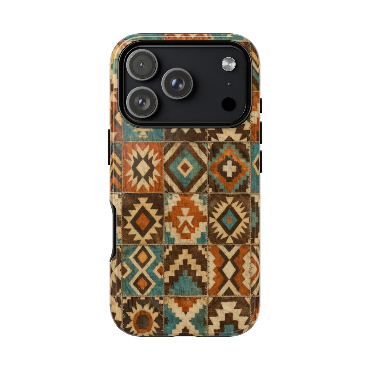 Aztec Patchwork Tough Case - iPhone 18 Pro
