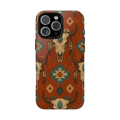 Aztec Skull Magnetic Case