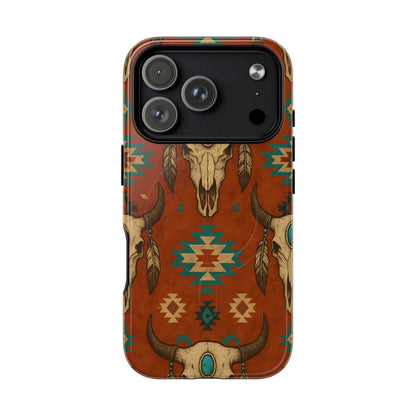 Aztec Skull Magnetic Case
