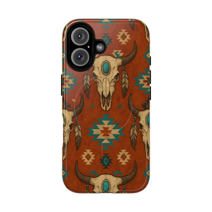 Aztec Skull Magnetic Case