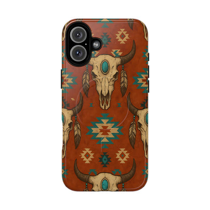 Aztec Skull Magnetic Case