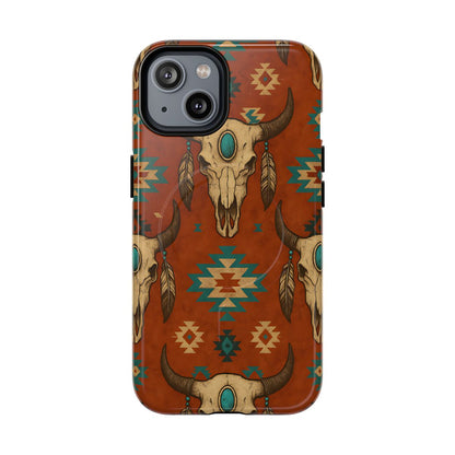 Aztec Skull Magnetic Case
