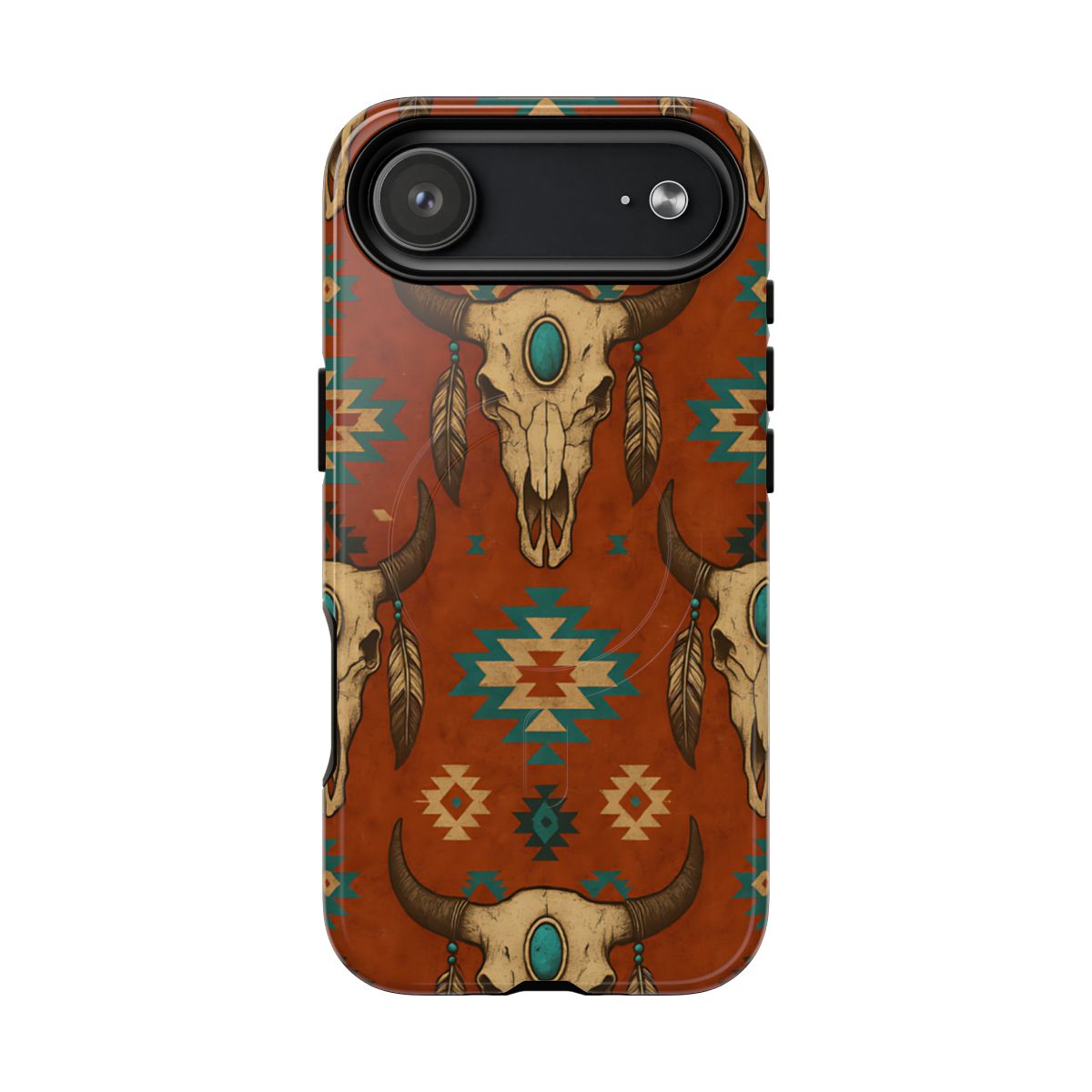 Aztec Skull Magnetic Case