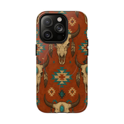 Aztec Skull Magnetic Case