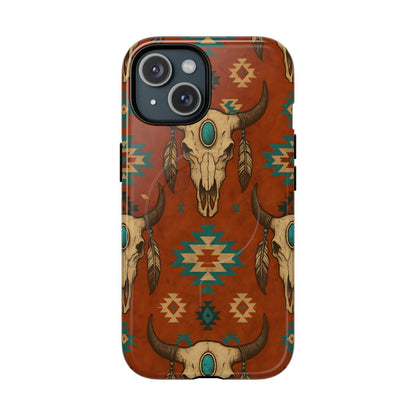 Aztec Skull Magnetic Case