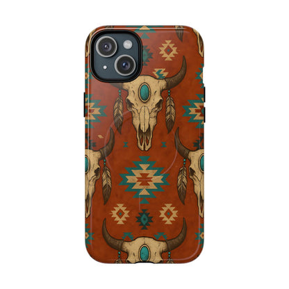 Aztec Skull Magnetic Case