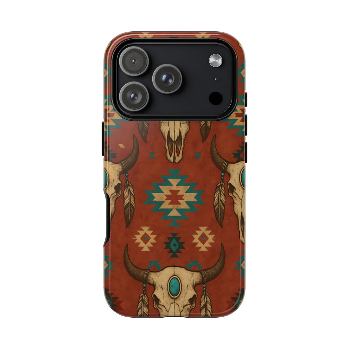 Aztec Skull Tough Case - iPhone 18 Pro
