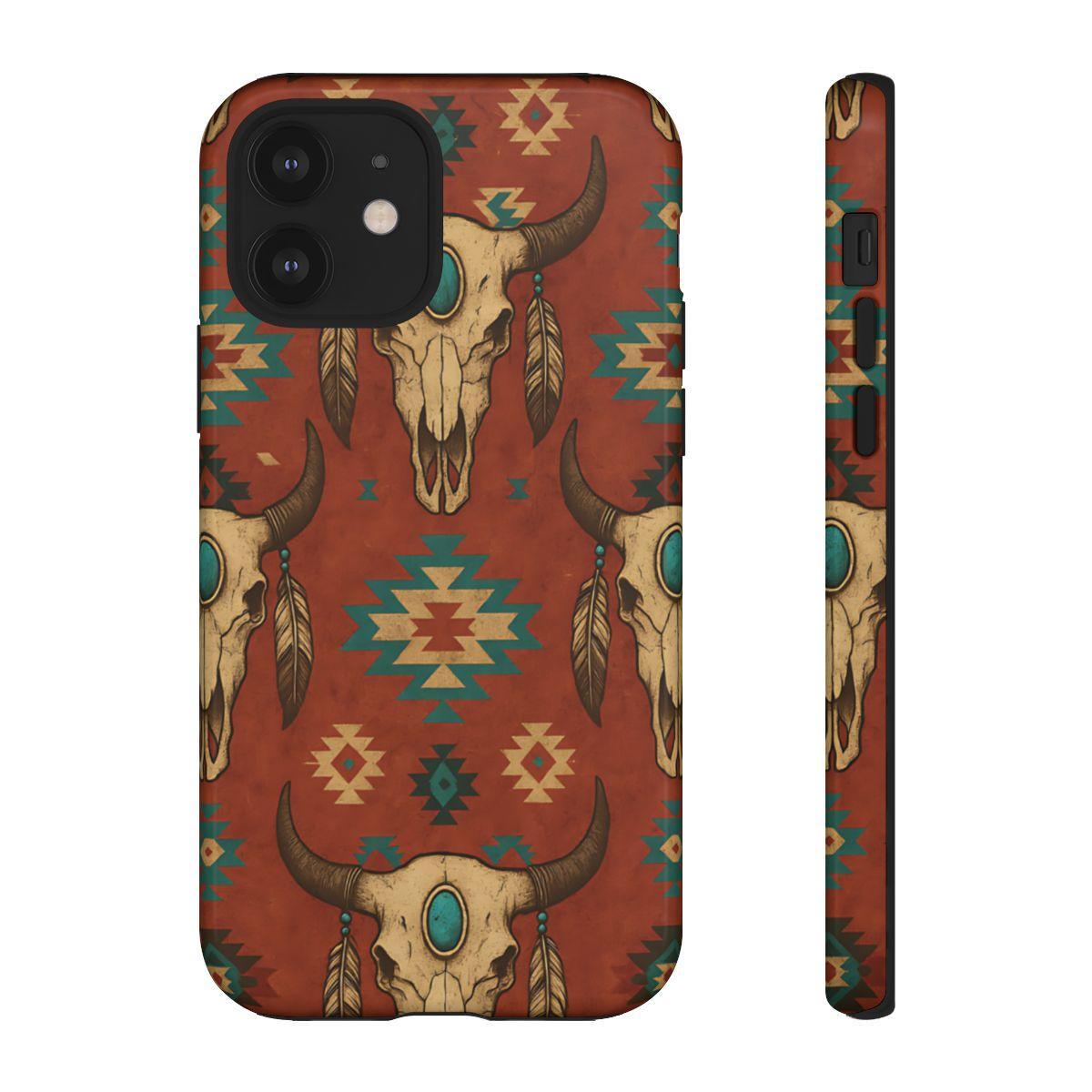 Aztec Skull Tough Case