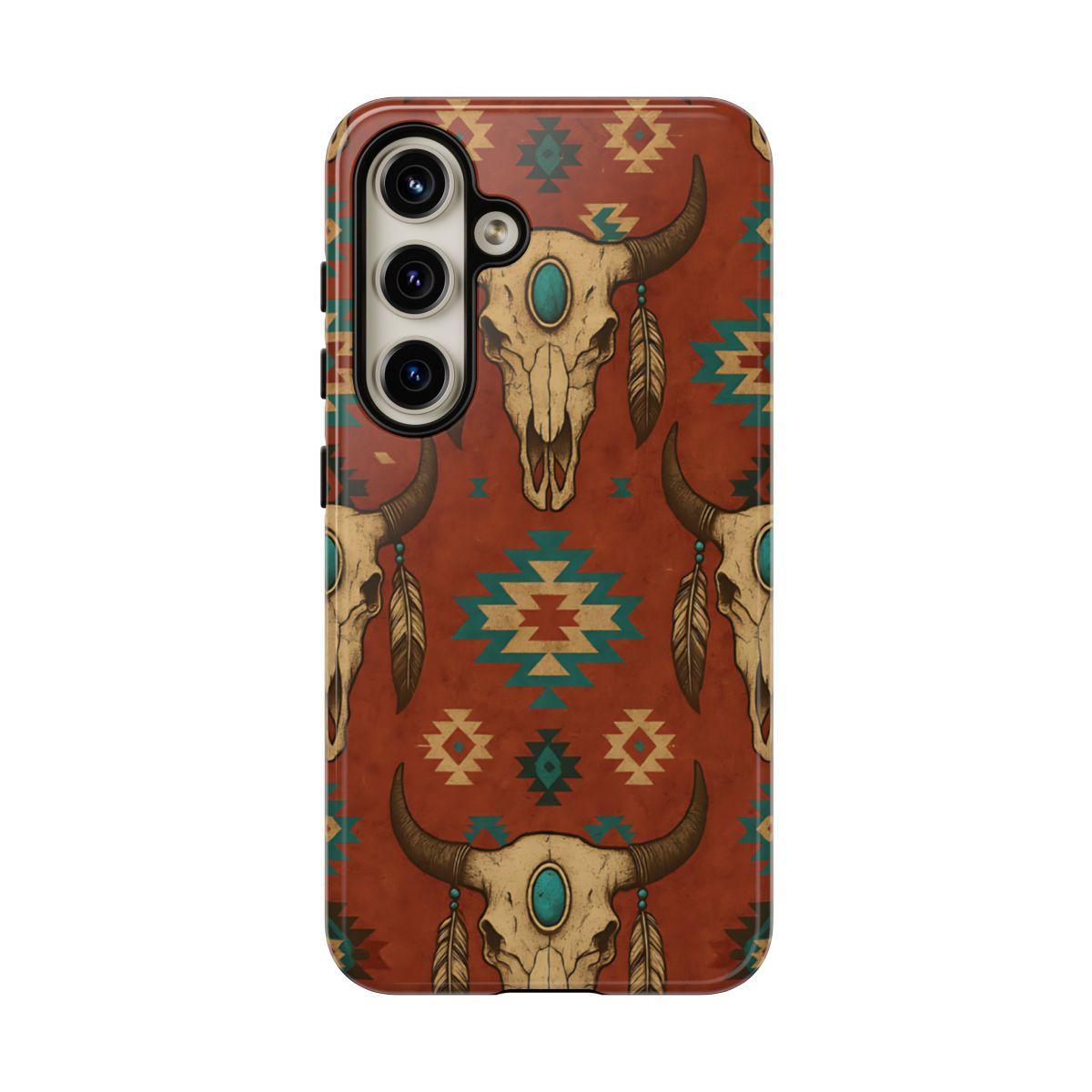 Aztec Skull Tough Case