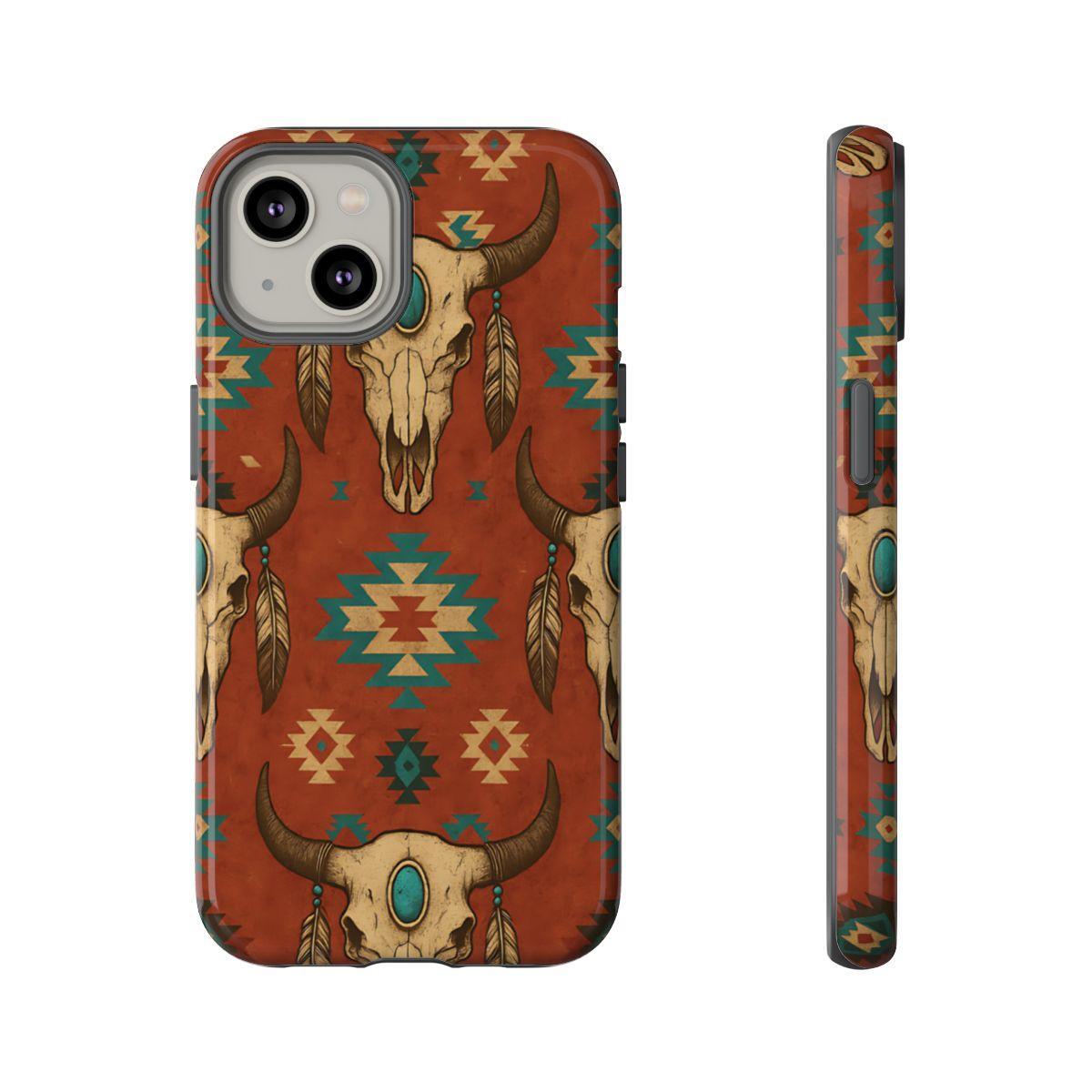 Aztec Skull Tough Case
