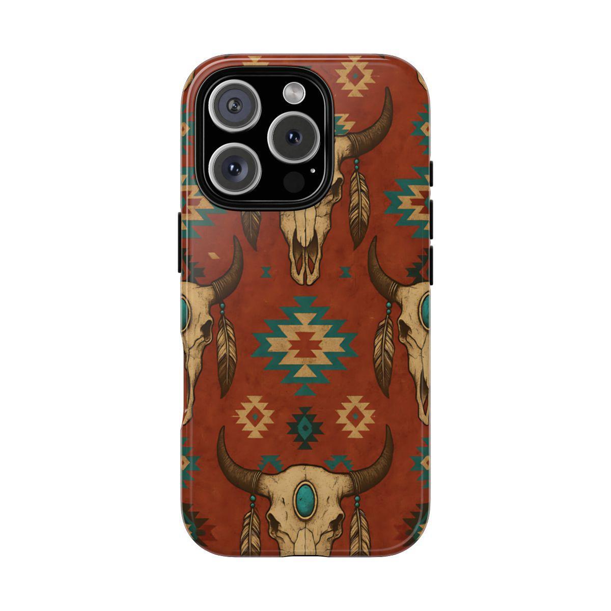 Aztec Skull Tough Case