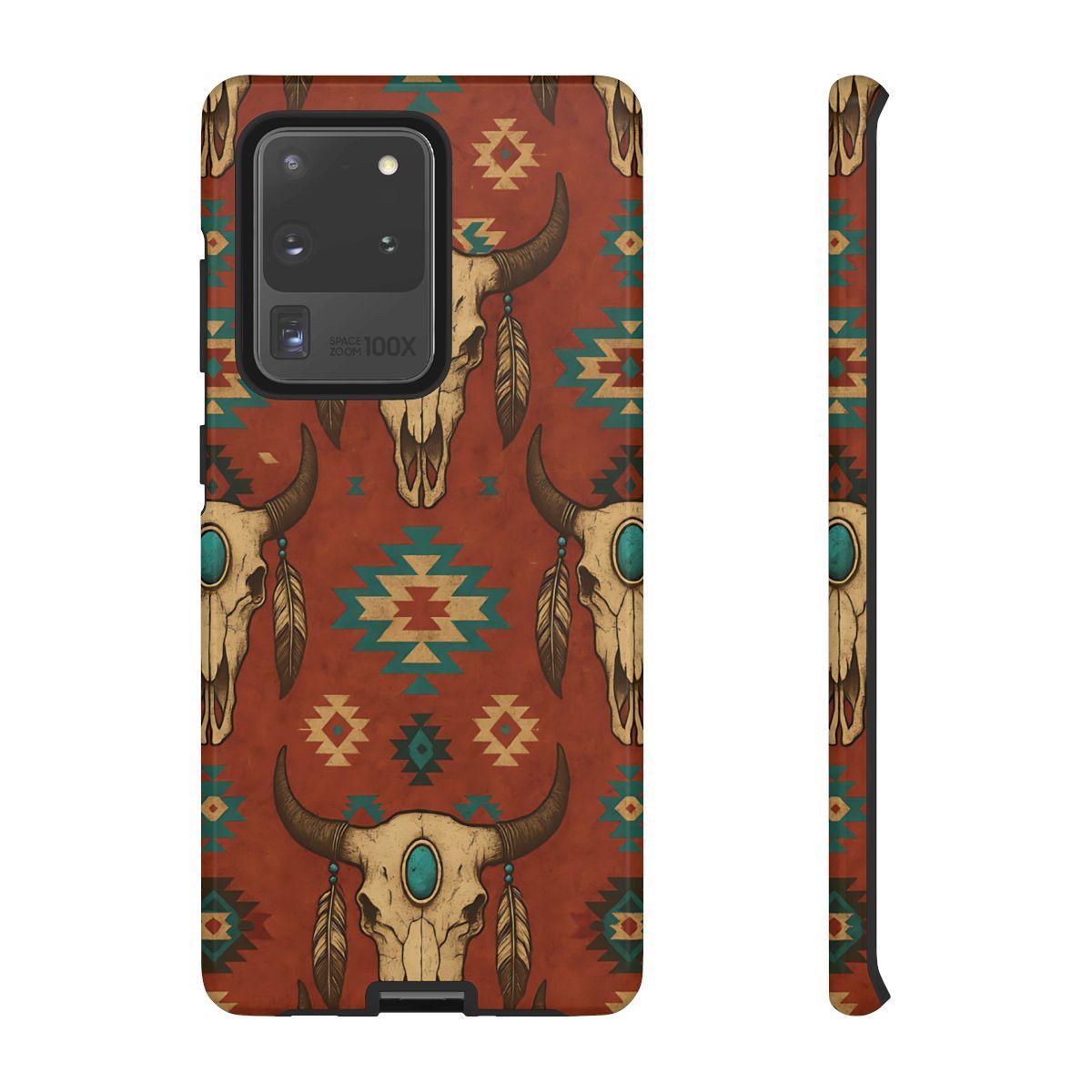 Aztec Skull Tough Case