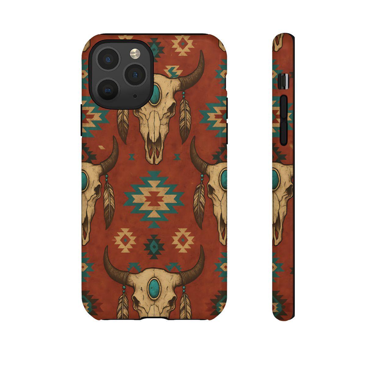 Aztec Skull Tough Case