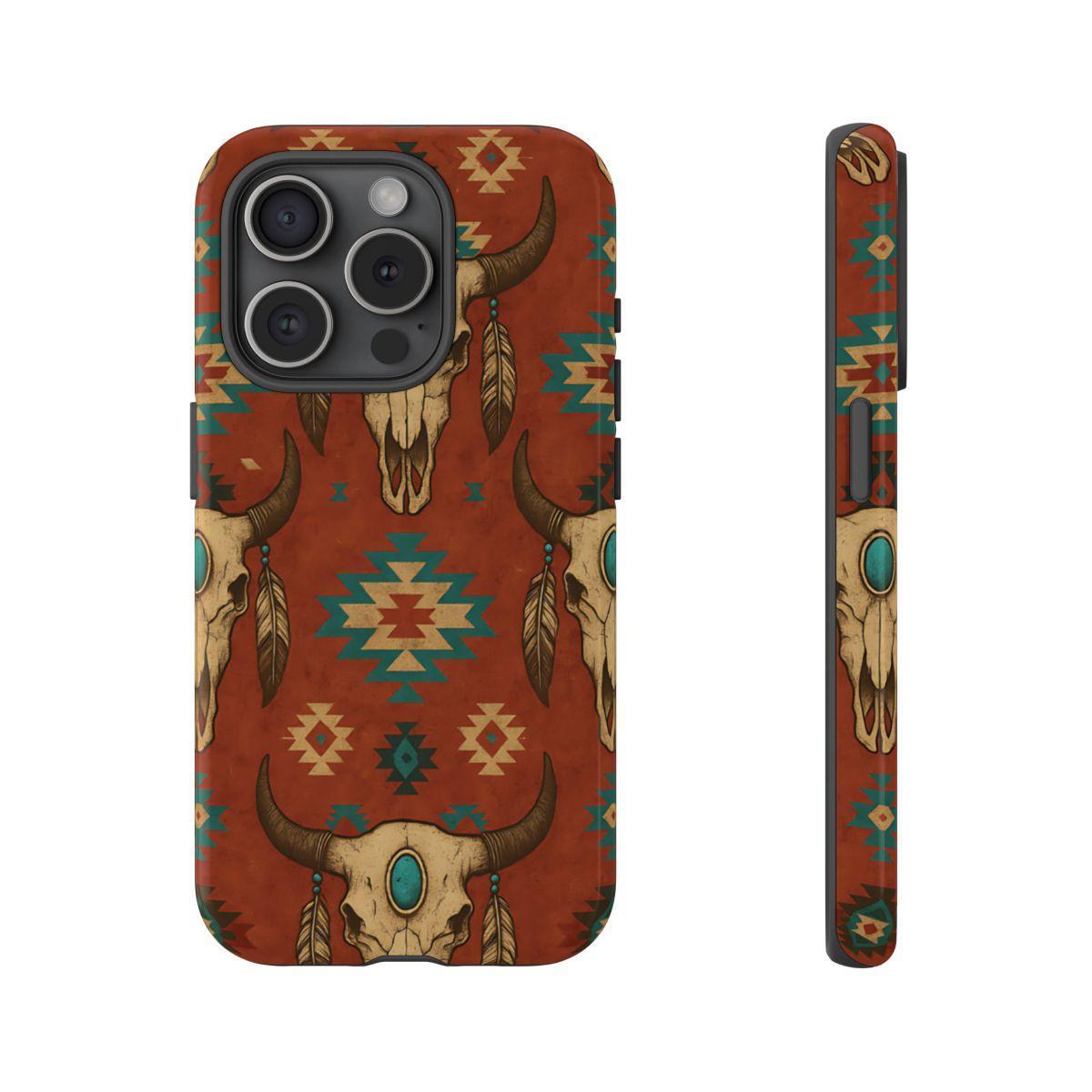 Aztec Skull Tough Case