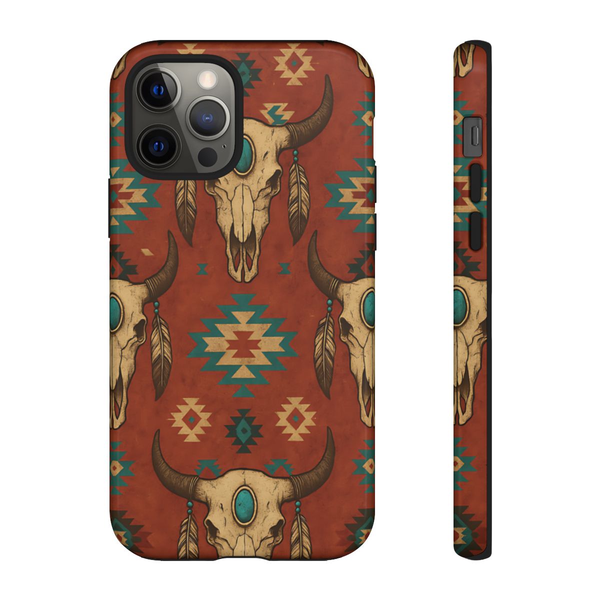 Aztec Skull Tough Case
