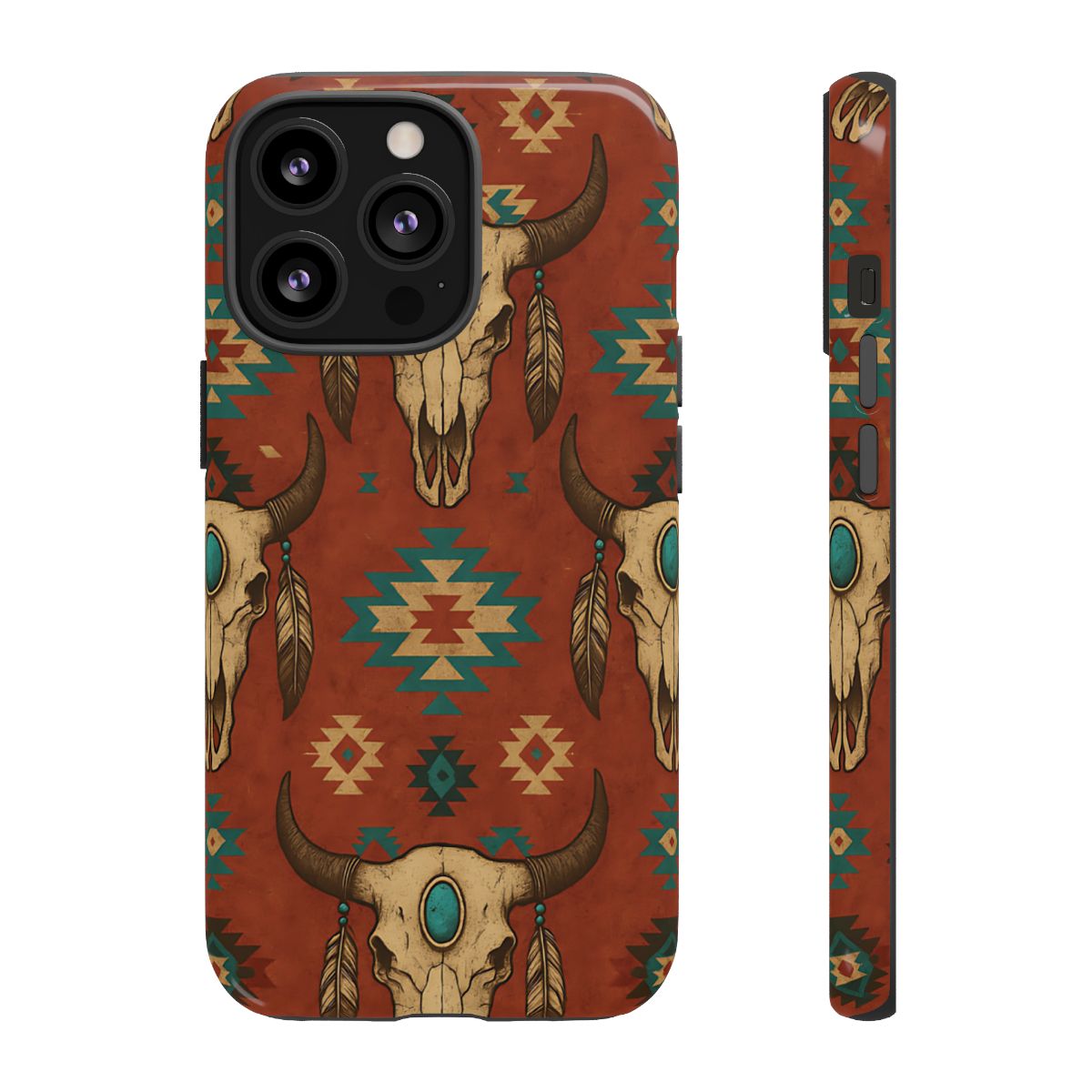 Aztec Skull Tough Case