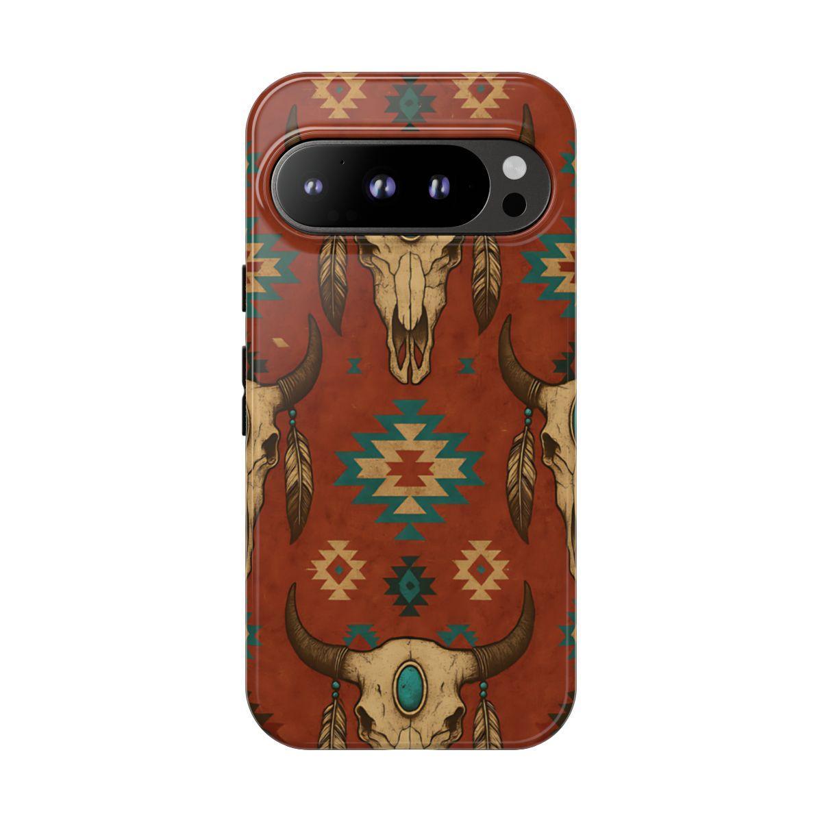 Aztec Skull Tough Case