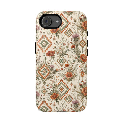 Aztec Wildflowers Tough Case - iPhone 16e