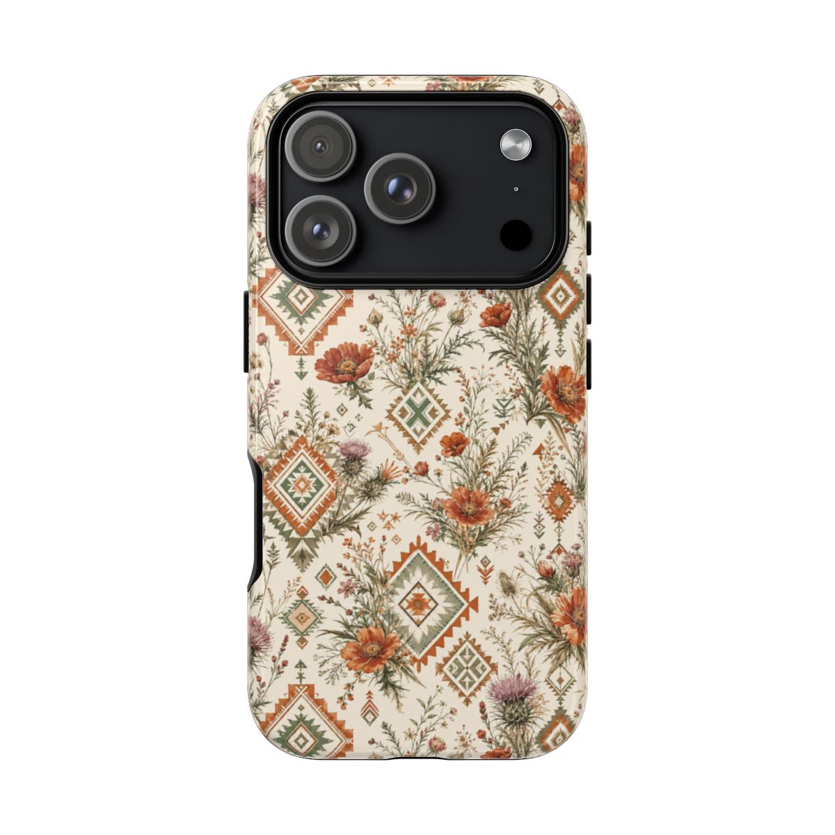 Aztec Wildflowers Tough Case - iPhone 18 Pro