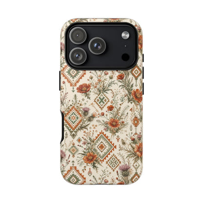 Aztec Wildflowers Tough Case - iPhone 18 Pro