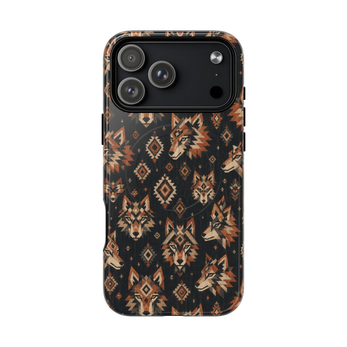 Aztec Wolves Magnetic Case - iPhone 18 Pro Max