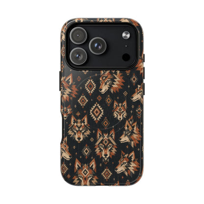 Aztec Wolves Magnetic Case - iPhone 18 Pro