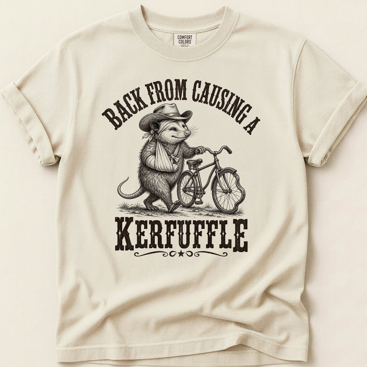 Back From Kerfuffle T-shirt on Ivory