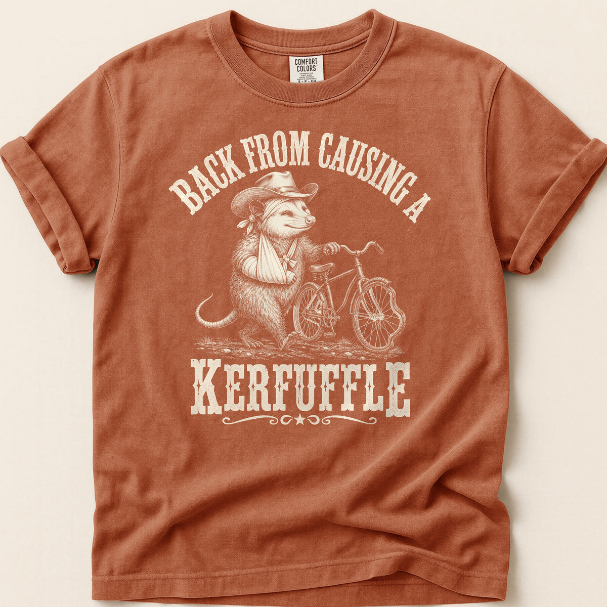 Back From Kerfuffle T-shirt on Yam