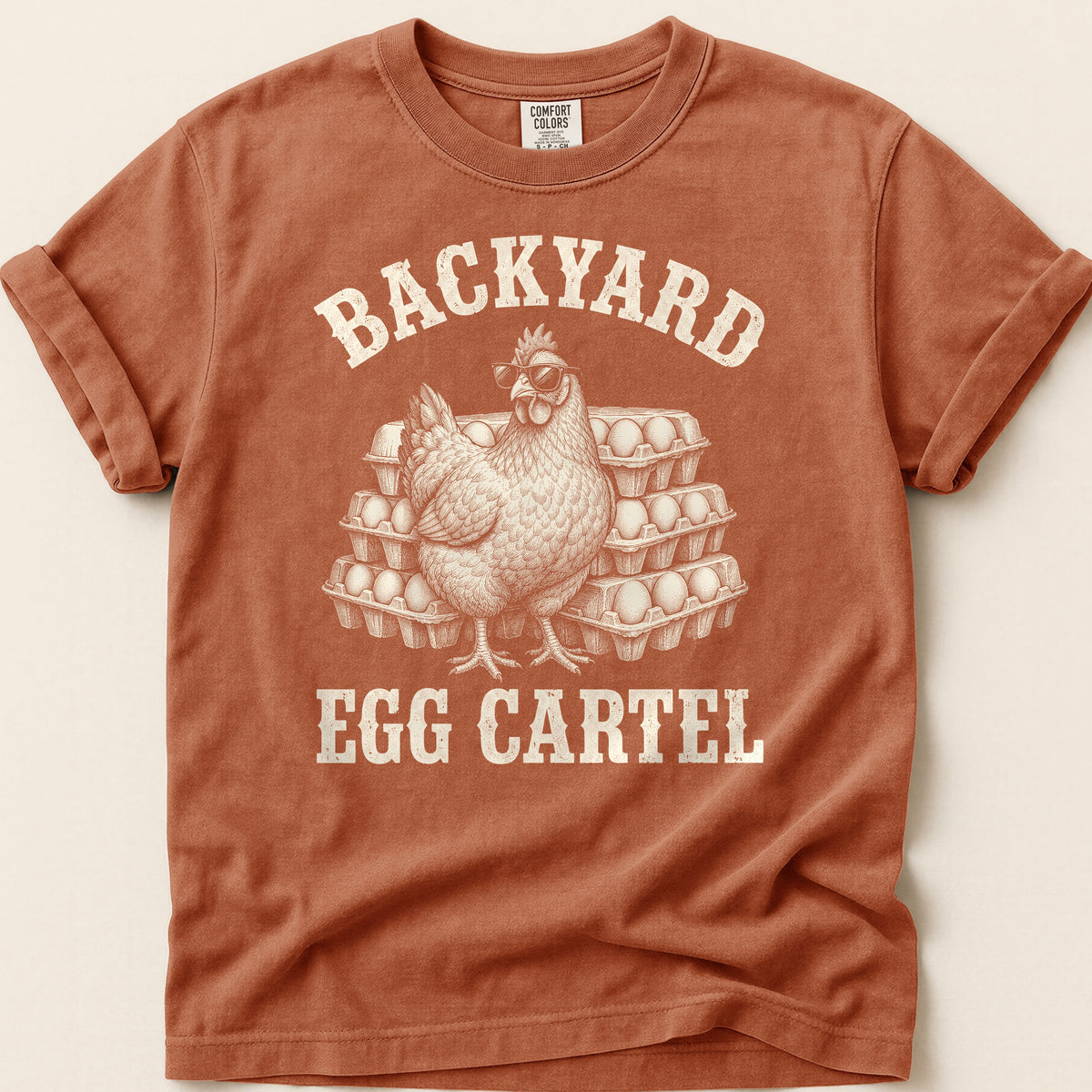 Backyard Egg Cartel T-shirt on Yam