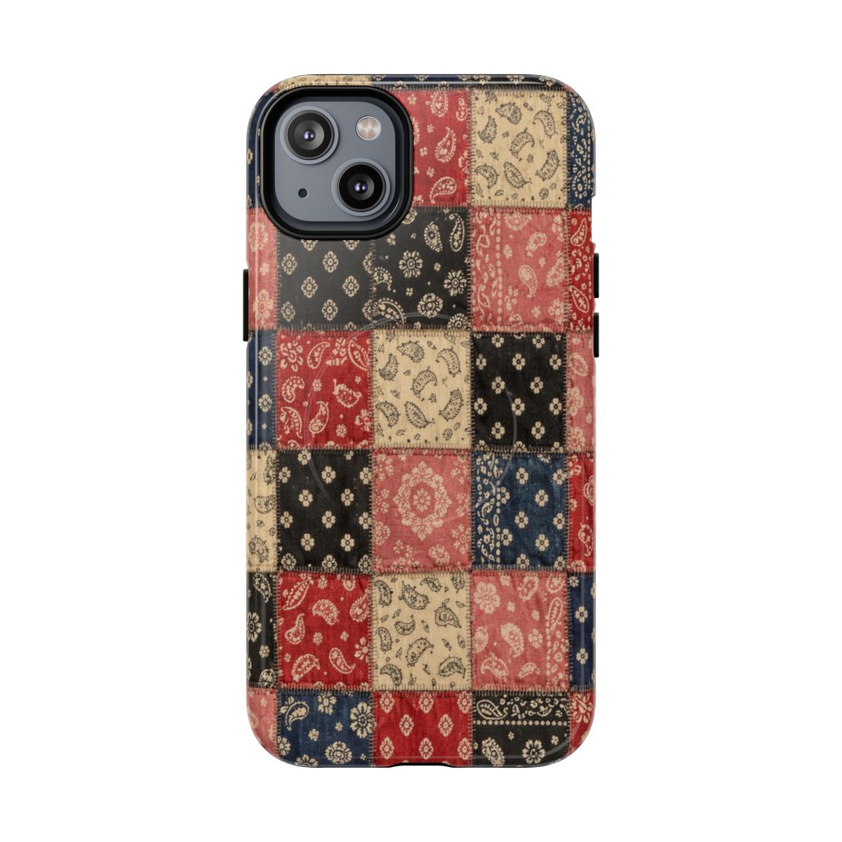 Bandana Patchwork Magnetic Case