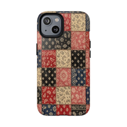 Bandana Patchwork Magnetic Case
