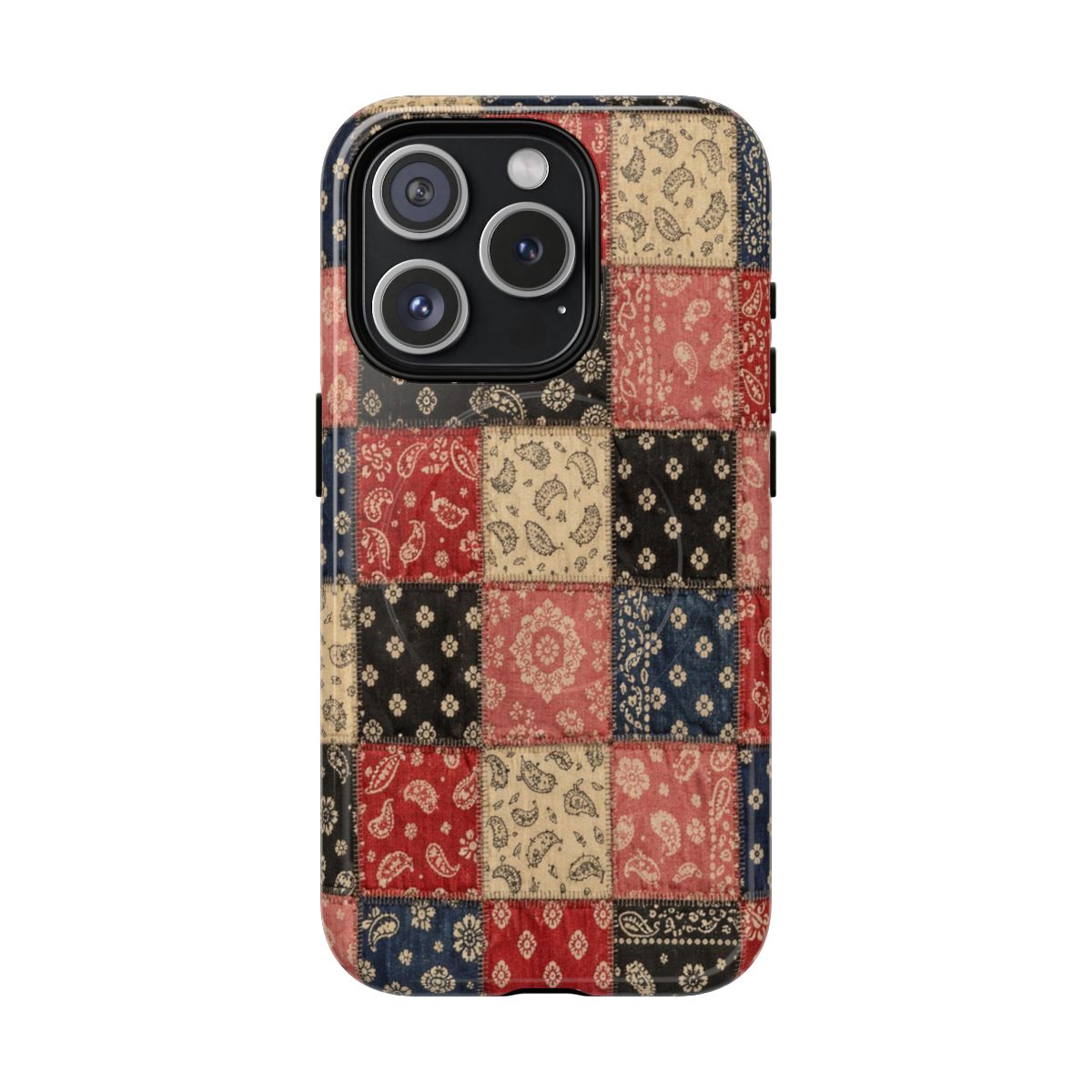 Bandana Patchwork Magnetic Case
