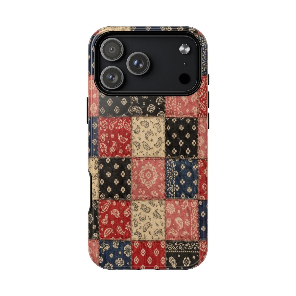 Bandana Patchwork Magnetic Case