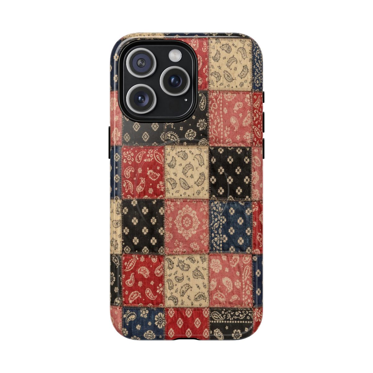 Bandana Patchwork Magnetic Case