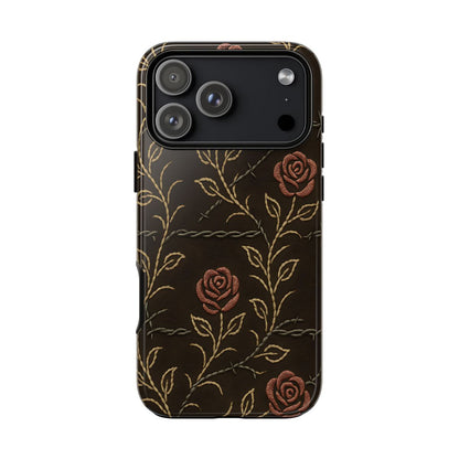 Barbed Wire Roses Tough Case - iPhone 18 Pro Max