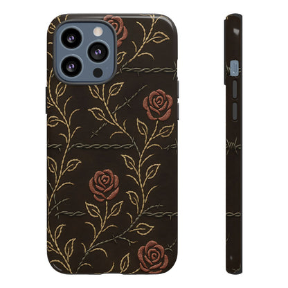 Barbed Wire Roses Tough Case