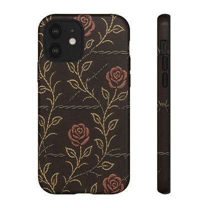 Barbed Wire Roses Tough Case