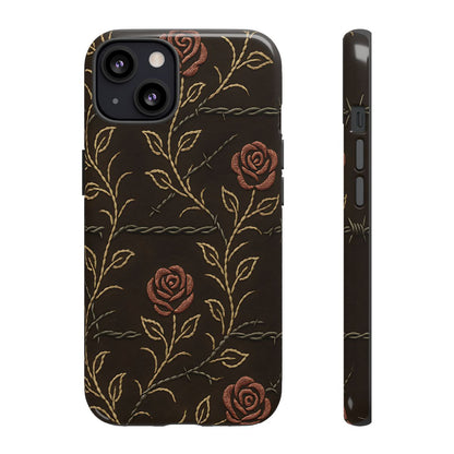 Barbed Wire Roses Tough Case