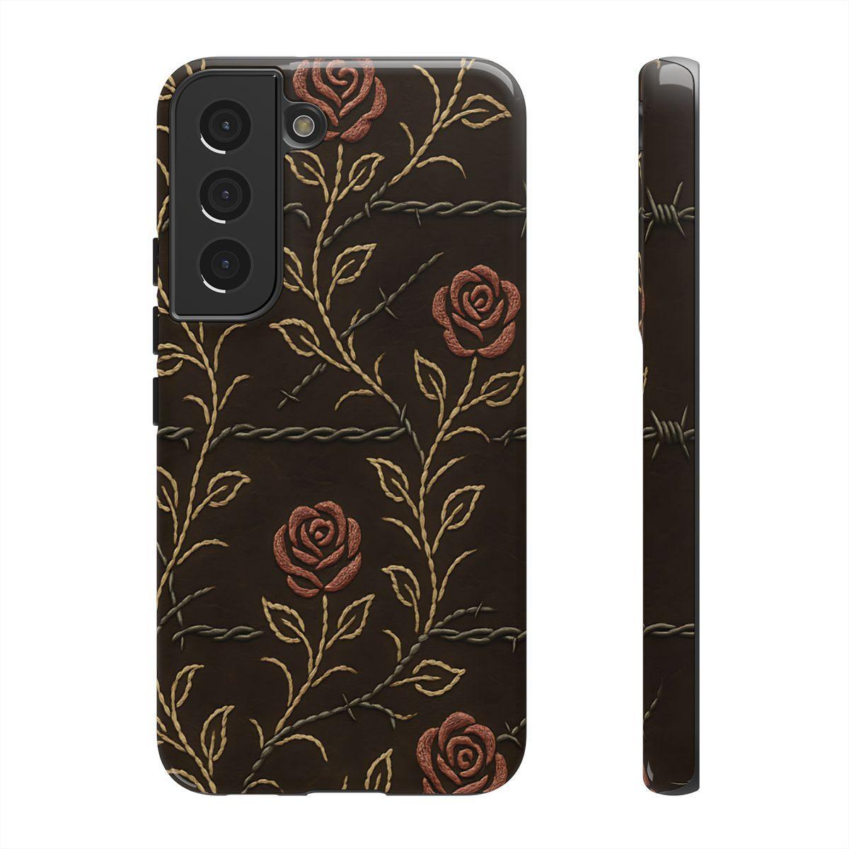 Barbed Wire Roses Tough Case