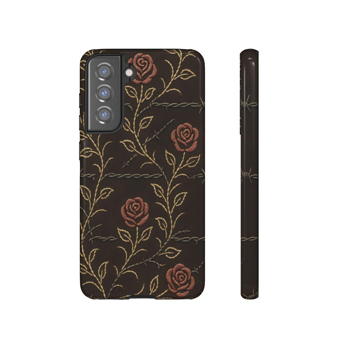 Barbed Wire Roses Tough Case