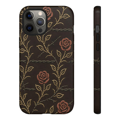 Barbed Wire Roses Tough Case