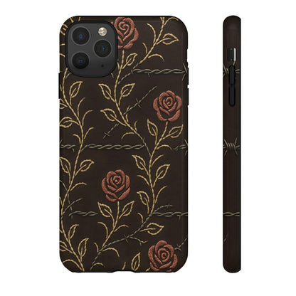 Barbed Wire Roses Tough Case