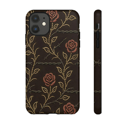 Barbed Wire Roses Tough Case